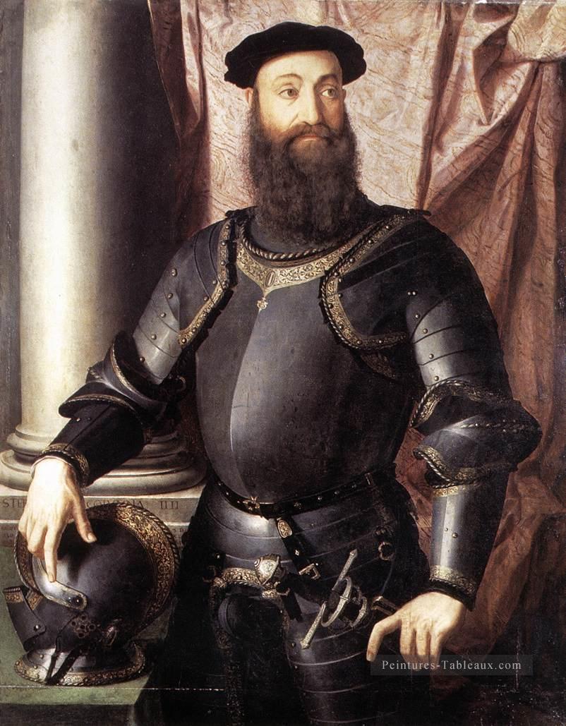 Portrait de Stefano IV Colonna Florence Agnolo Bronzino Peintures à l'huile